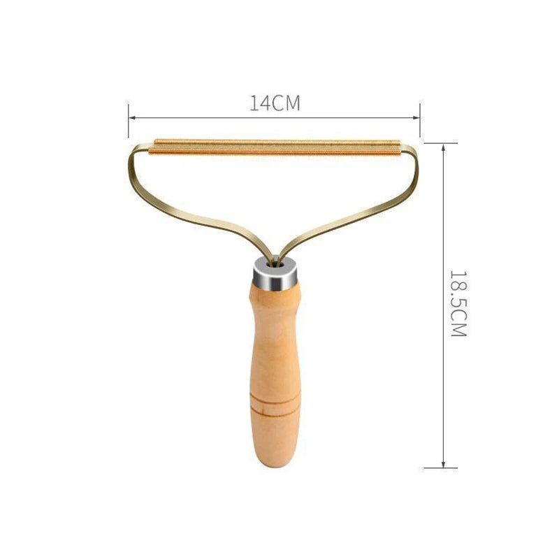 Pet Hair Removal Brush for Cats and Dogs - Portable Manual Wool Comb