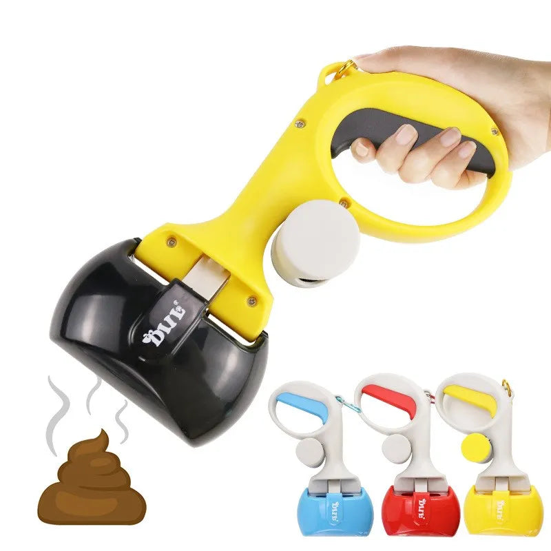 Portable Pet Dog Pooper Scooper and Waste Collection Tool for Convenient Outdoor Cleaning