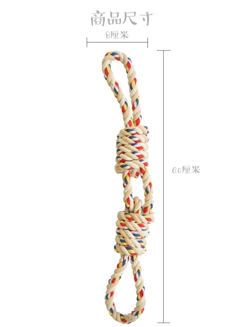 60CM Durable Molar Rope Toy for Large Dogs - Ideal for Rottweilers and Golden Retrievers - WF1015