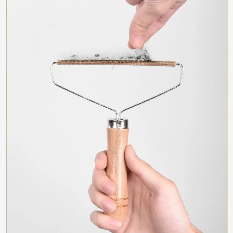 Pet Hair Removal Brush for Cats and Dogs - Portable Manual Wool Comb