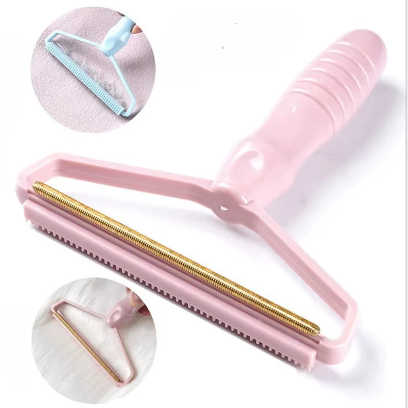 Pet Hair Removal Brush for Cats and Dogs - Portable Manual Wool Comb