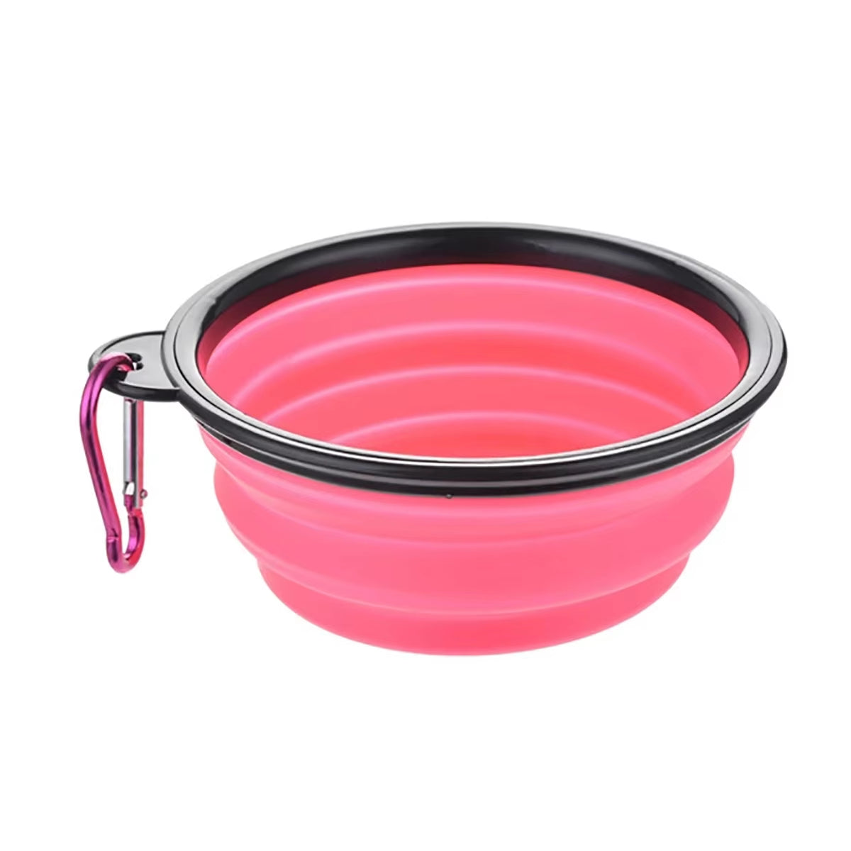 Large Collapsible Silicone Dog Bowl - 350/1000ml Portable Feeding Container for Outdoor Travel